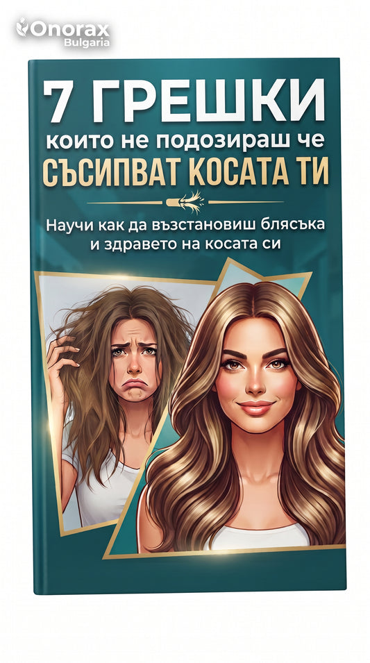 7 грешки, които не подозираш, че съсипват косата ти (безплатна е-книга)